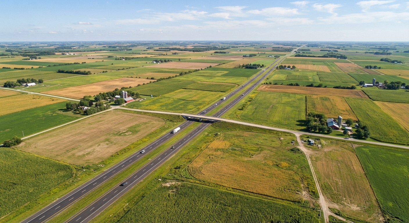 JORDAN LEE DAVIS equipment on the road across a multi-state region